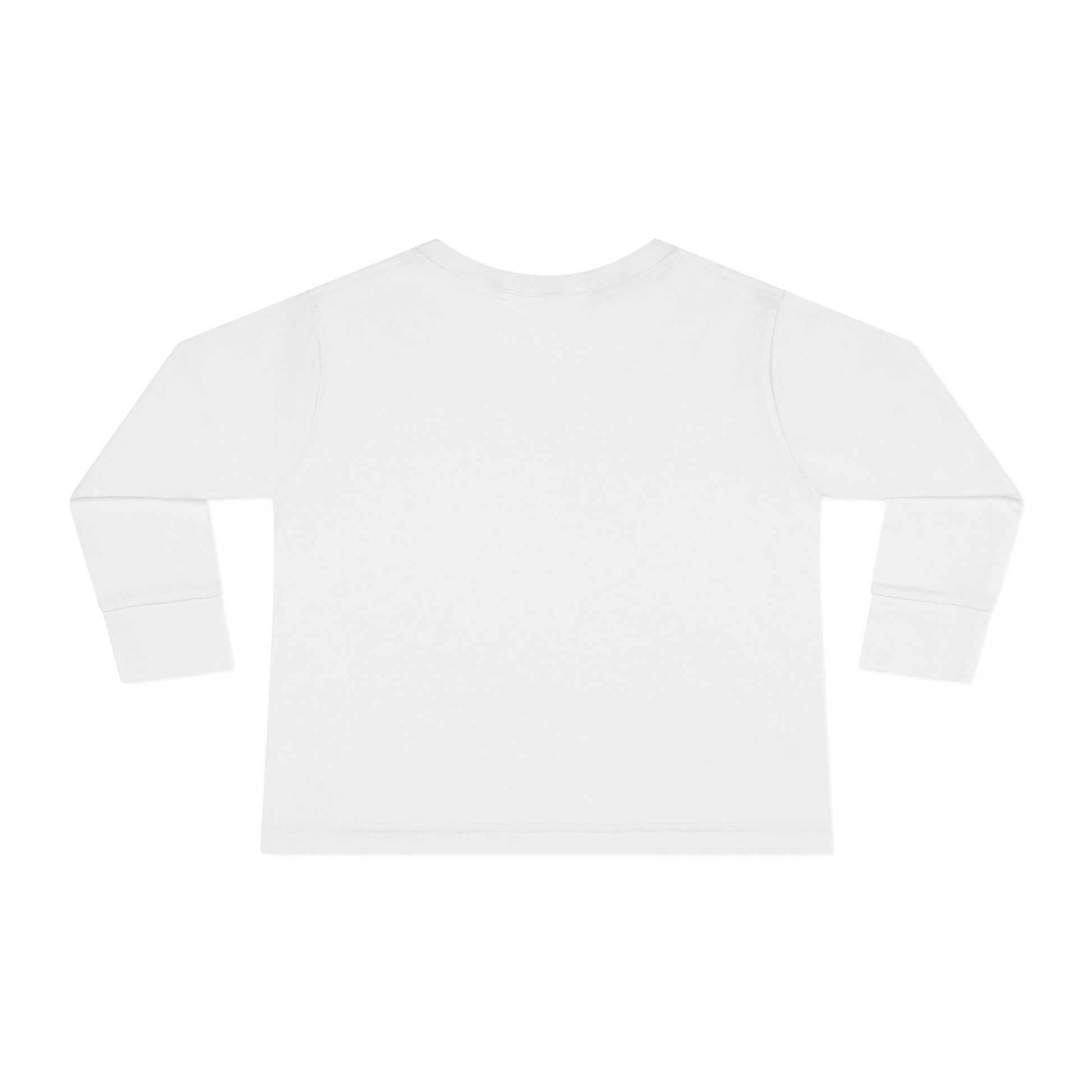 Toddler Long Sleeve Tee – Cute Spring Floral & Ladybug Pattern | Soft Cotton Kids Top for Everyday Wear White