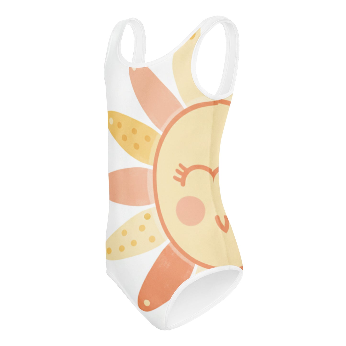 Girls Printed Kids One-Piece Swimsuit – Cute All-Over Print Summer Swimwear for Toddlers & Kids 7