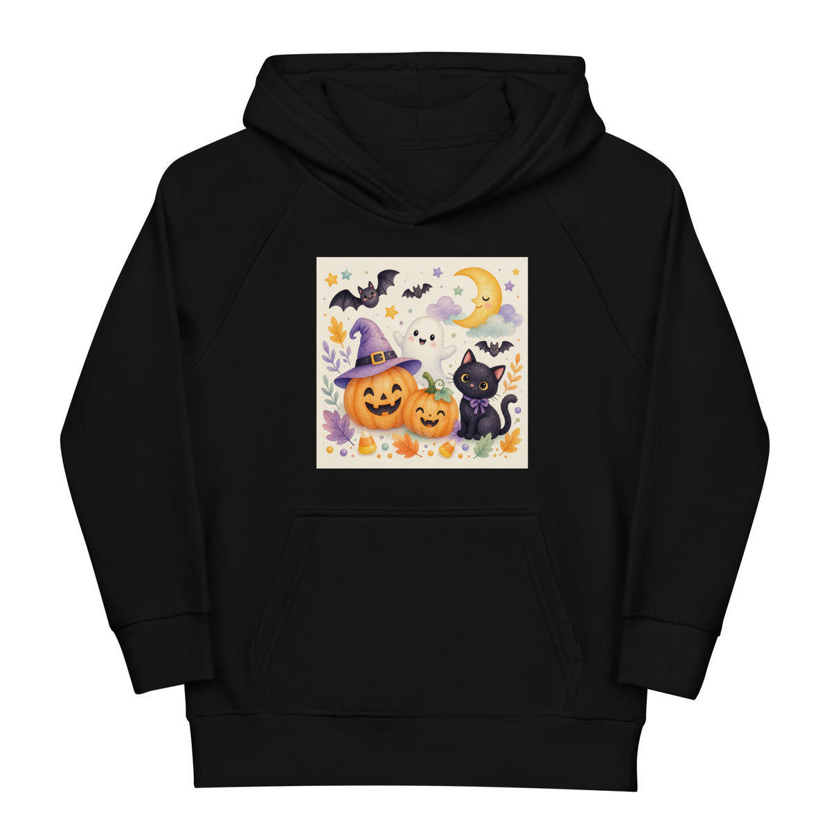 Kids eco hoodie Black
