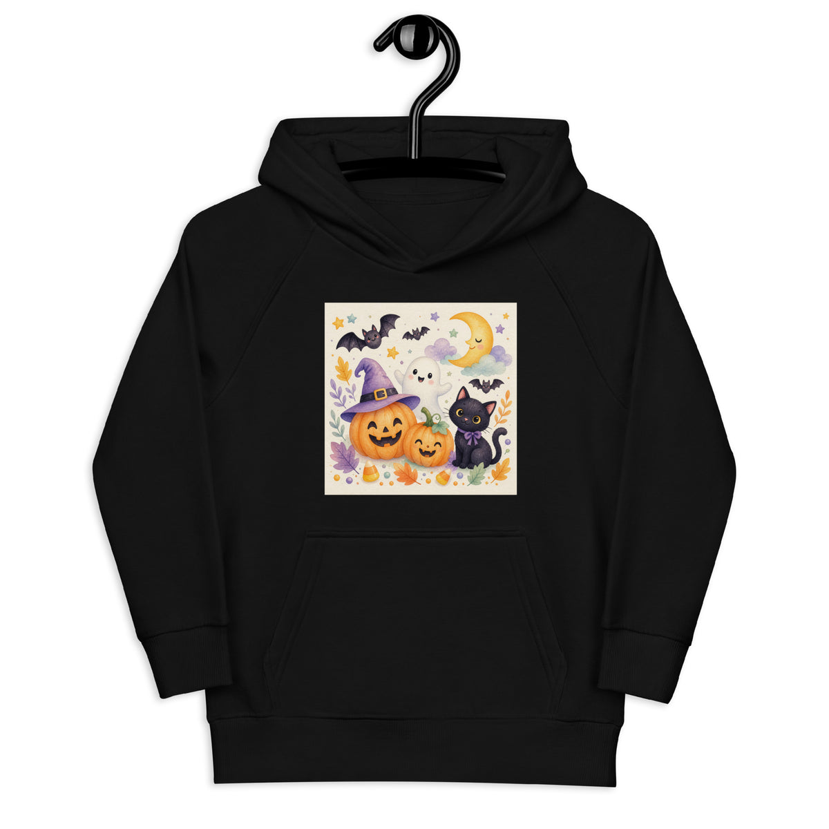 Kids eco hoodie Burnt orange