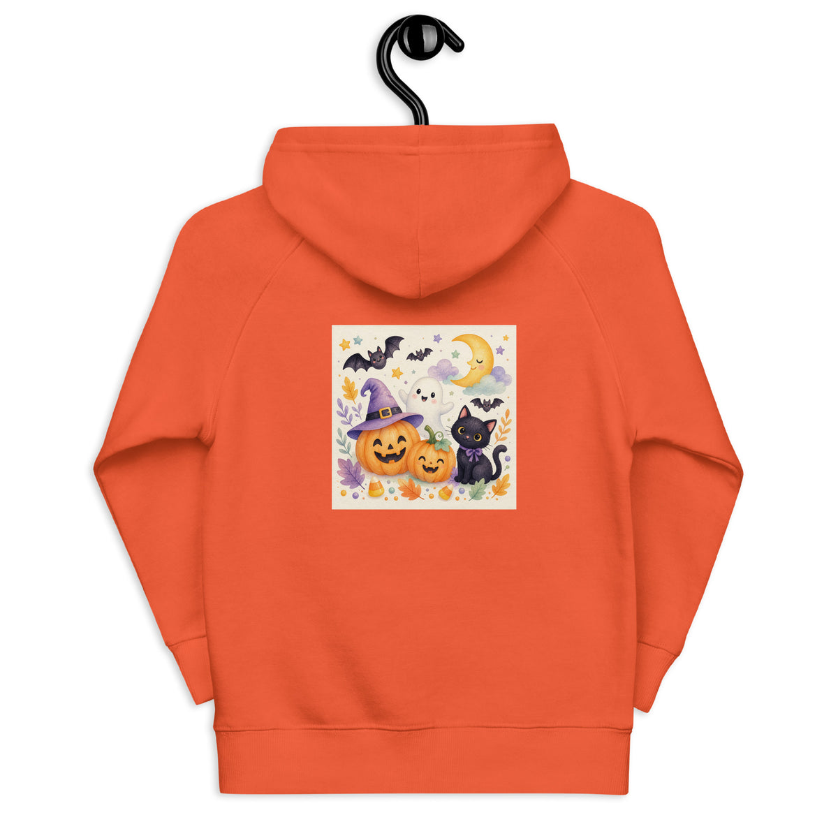 Kids eco hoodie Burnt orange