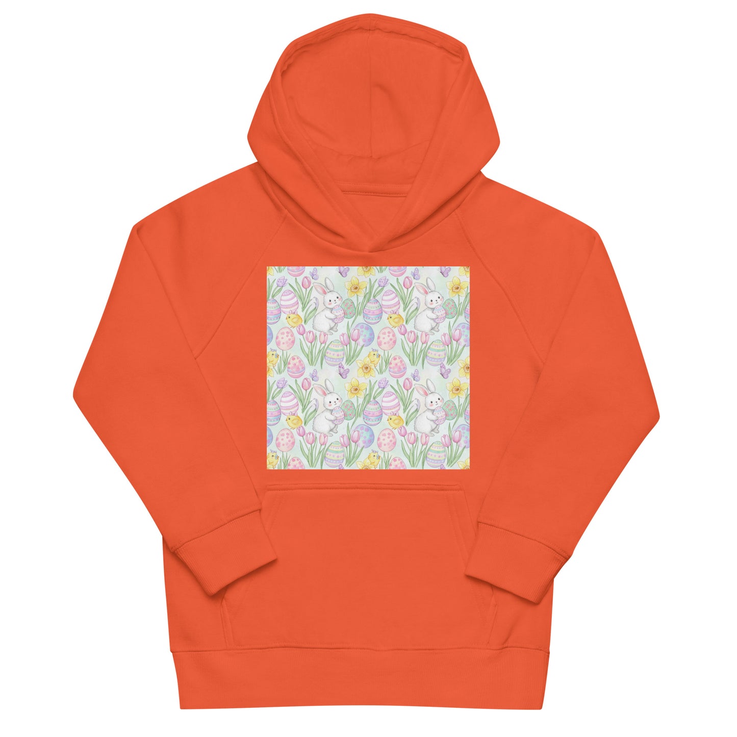 Kids Easter Eco Hoodie – Cute Toddler Spring Bunny Organic Cotton Pullover for Boys & Girls Default Title