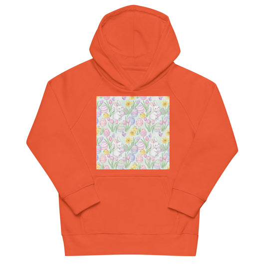 Kids Easter Eco Hoodie – Cute Toddler Spring Bunny Organic Cotton Pullover for Boys & Girls Default Title