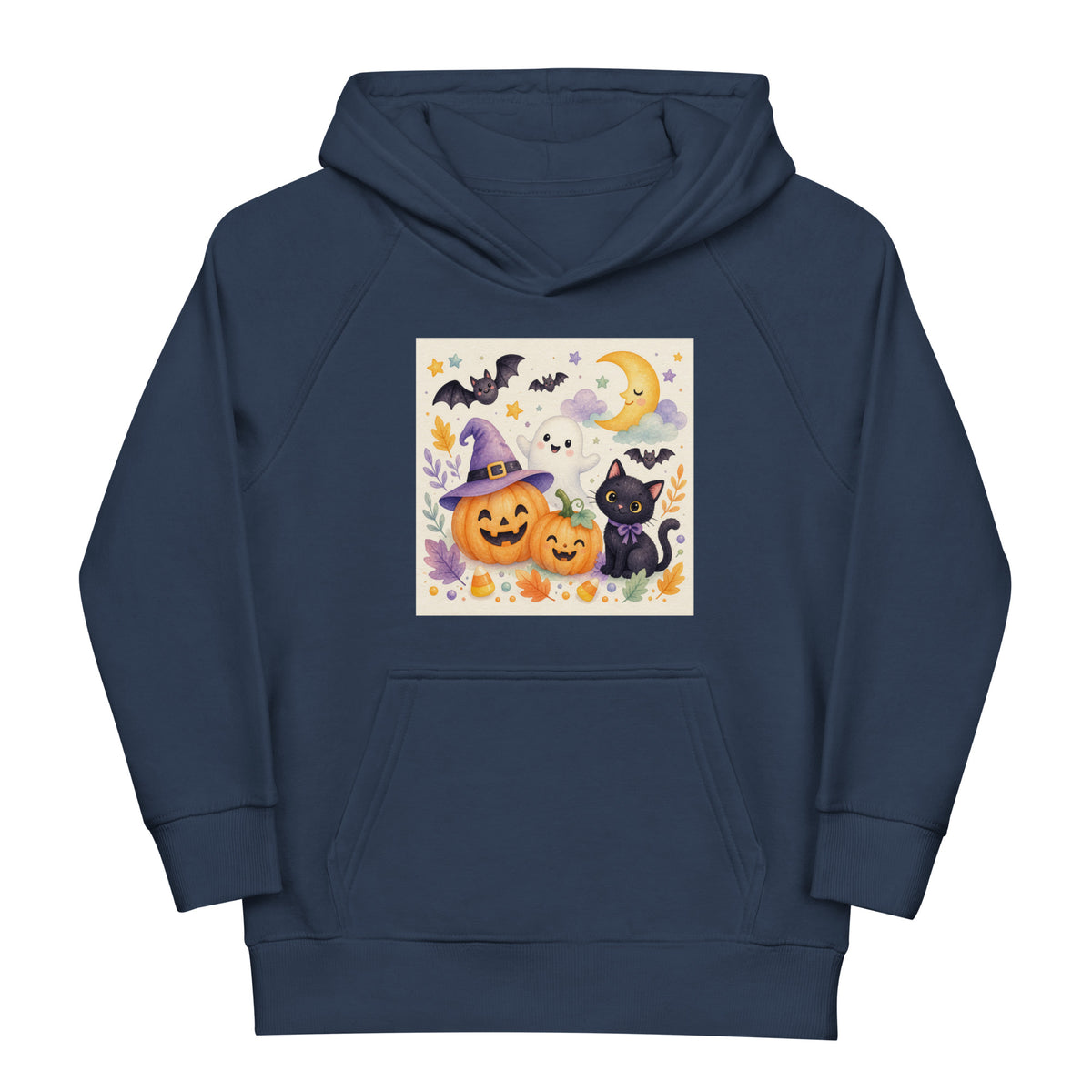 Kids eco hoodie Burnt orange