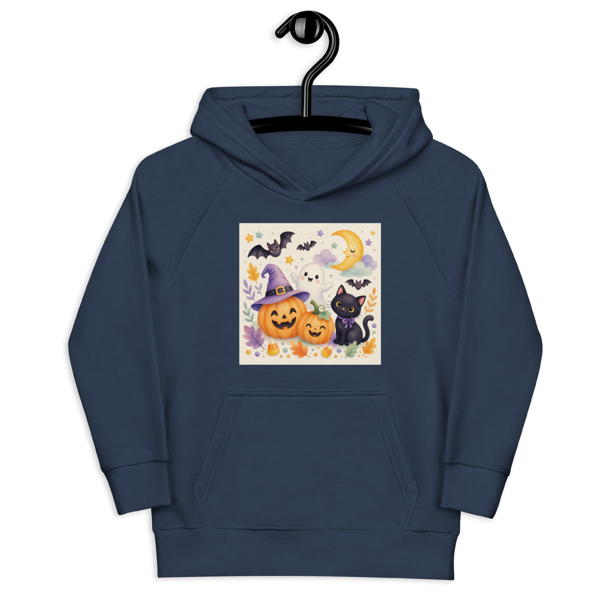 Kids eco hoodie Burnt orange
