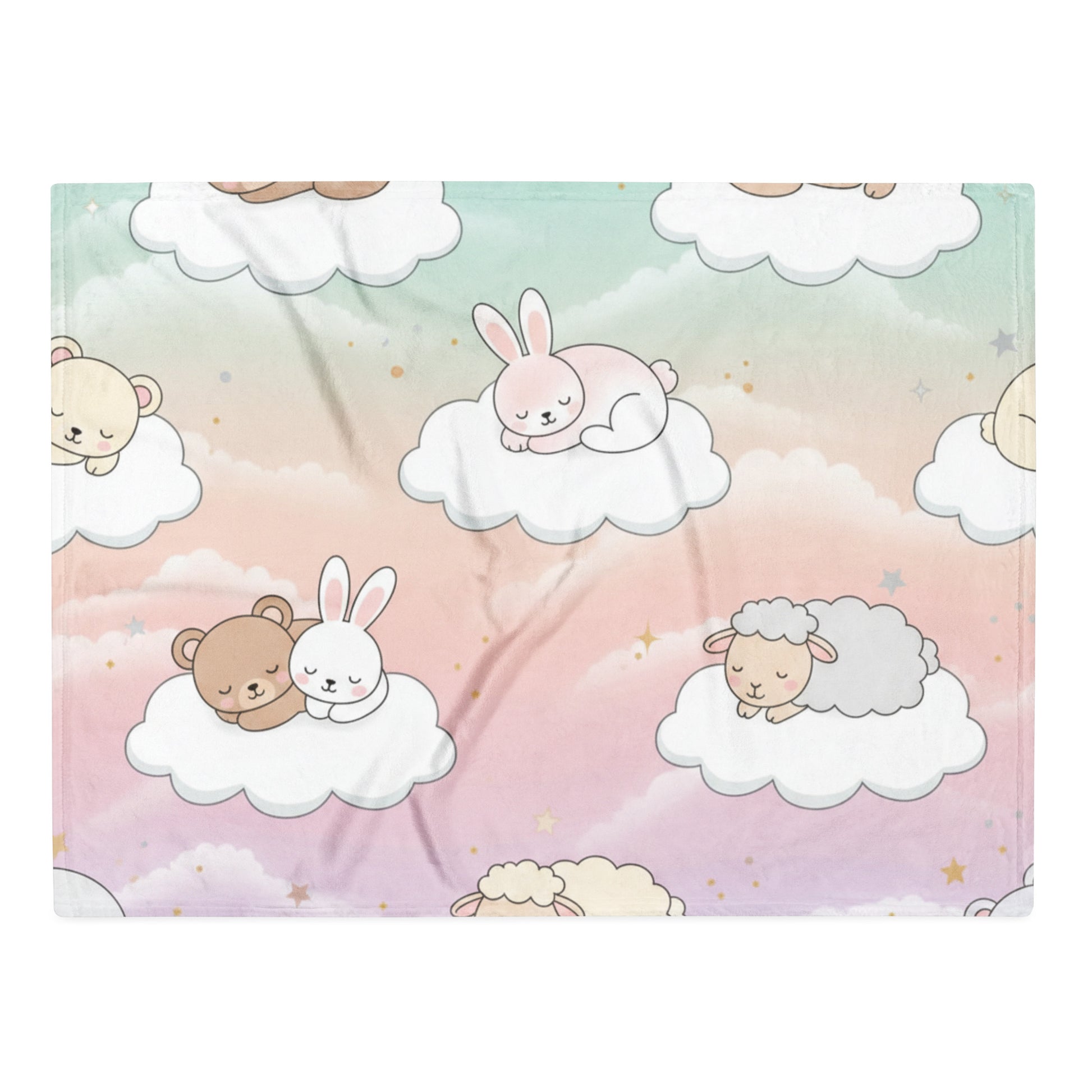 Soft Baby Blanket – Cloud Dreams Plush Nursery Blanket for Newborns 30″×40″