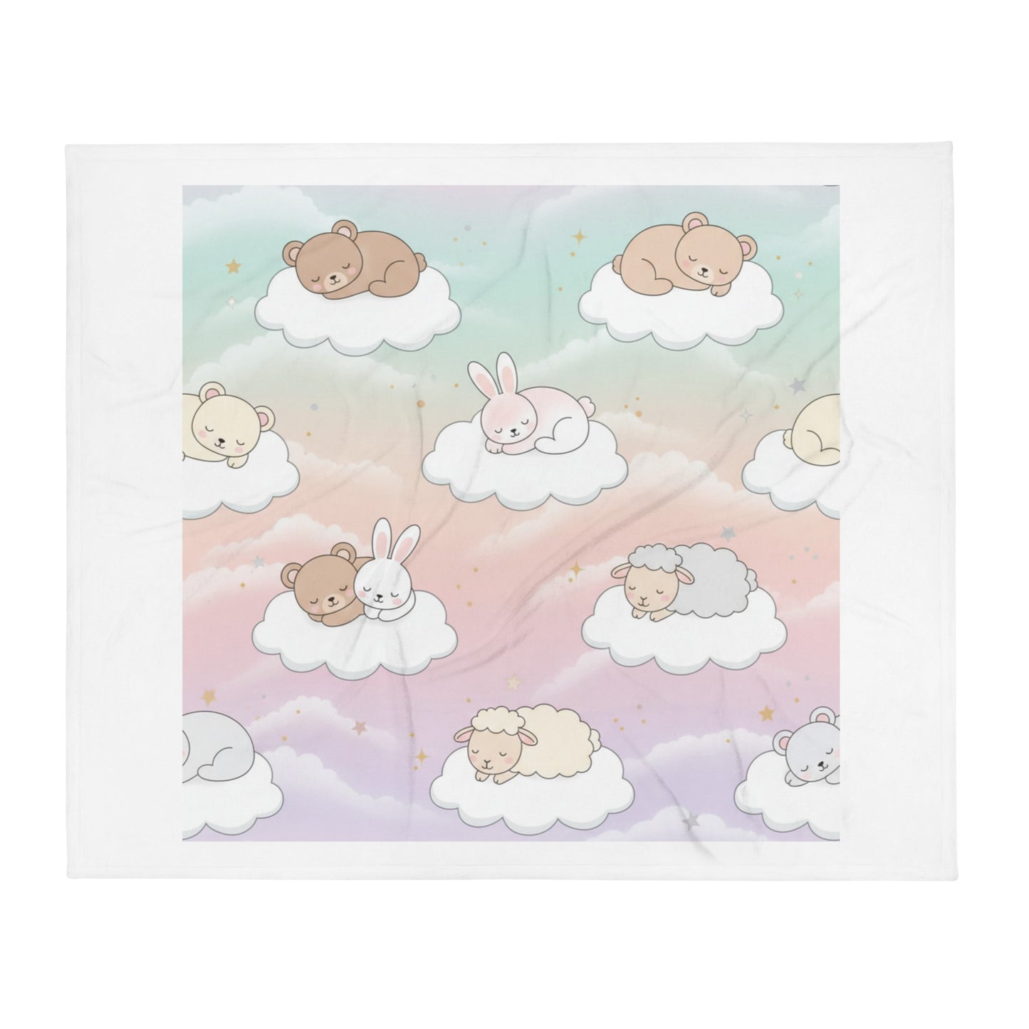 Soft Baby Blanket – Cloud Dreams Plush Nursery Blanket for Newborns 50″×60″