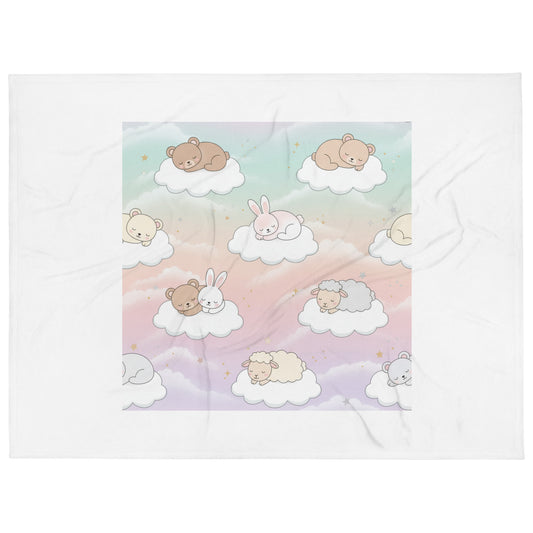Soft Baby Blanket – Cloud Dreams Plush Nursery Blanket for Newborns 60″×80″